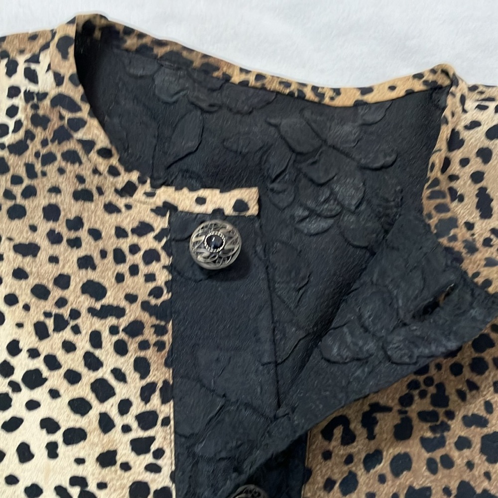 Leopard Print And Ddmask Reversible Jacket - image 3